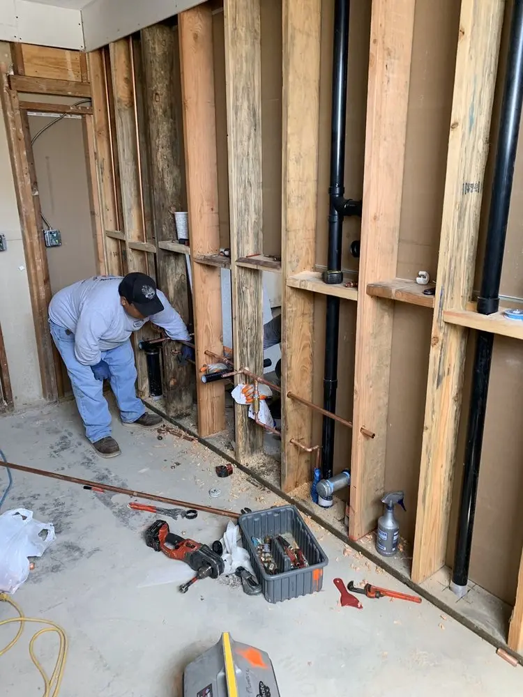 Commercial rough-in plumbing for Gas Line Repair in Sunset Ridge